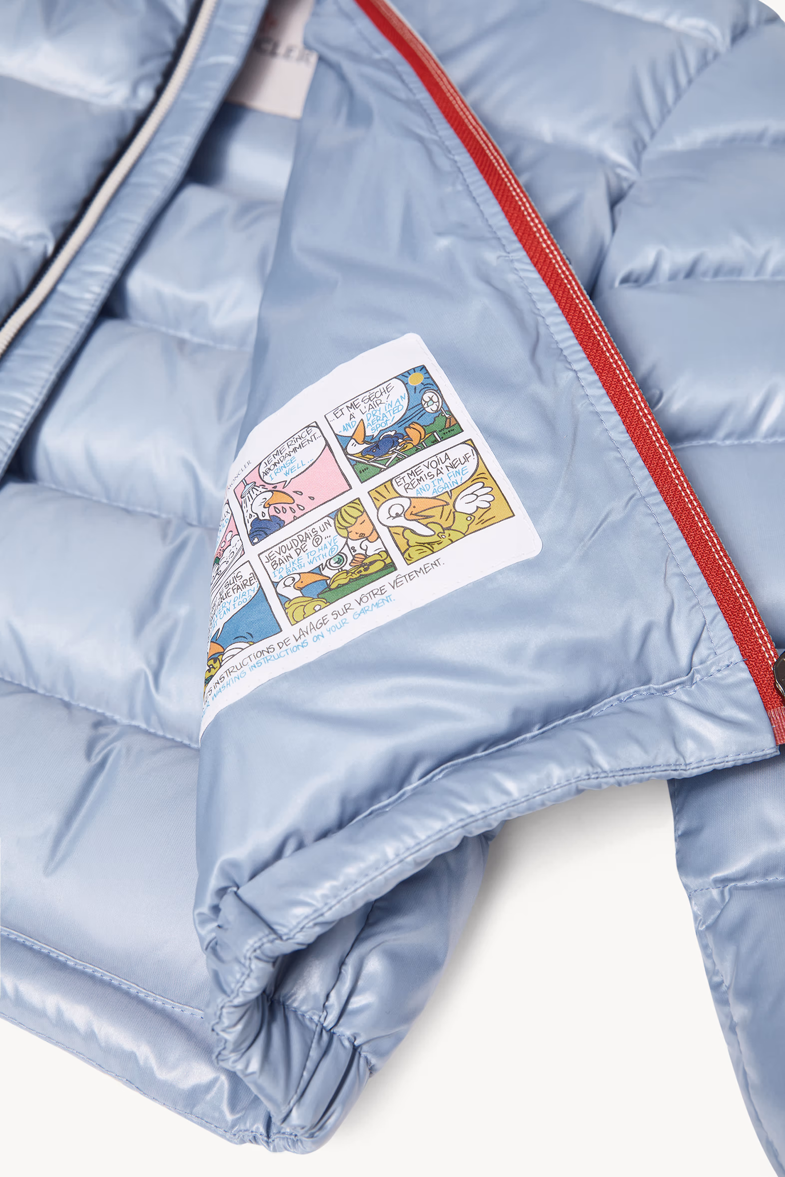 Doudoune à capuche New Aubert Garçon Bleu clair Moncler 6